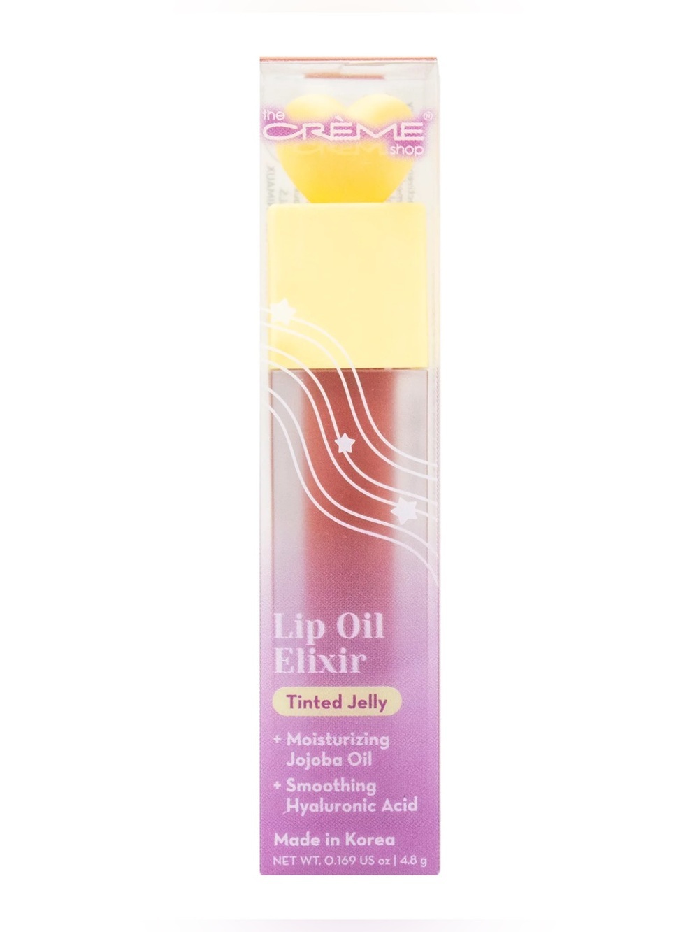 The Crème Shop Tinted Jelly Lip Oil Elixir - Yellow Pink